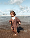 GOTS Organic Knit Cardigan - Walnut- S A L E