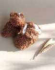 Teddy Booties - Chocolate