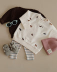 GOTS Organic Family Sweatshirt - Puppy Love