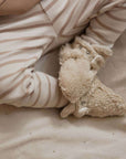 Organic Teddy Booties - Cream - SALE
