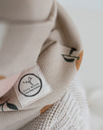 Organic Rib Scarf - Little Oranges