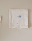 GOTS Organic Muslin Swaddle Set - Little Driver/Caramel - SALE