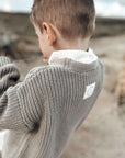 GOTS Organic Knit Cardigan - Khaki - SALE