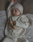 Organic Rib Sweatshirt - Sand