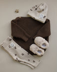 Organic Rib Leggings - Leo