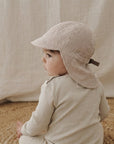 Organic Sun Hat - Caramel Striped - UPF50+