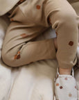 Organic Rib Leggings - Pure Apple - SALE