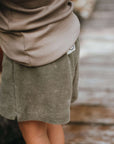 GOTS Organic Terry Shorts - Khaki