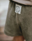 GOTS Organic Terry Shorts - Khaki
