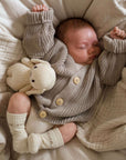 GOTS Organic Knit Cardigan - Caramel - SALE