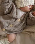 GOTS Organic Knit Cardigan - Caramel - SALE