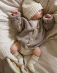 GOTS Organic Knit Cardigan - Caramel - SALE