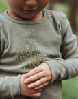 Organic Slim Longsleeve - Khaki - SALE