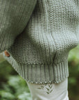 GOTS Organic Knit Cardigan - Seagrass - SALE
