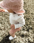 GOTS Organic Terry Shorts - Dusty Rose