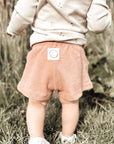 GOTS Organic Terry Shorts - Dusty Rose