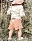 GOTS Organic Terry Shorts - Dusty Rose