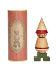 Natural Wooden Toy Stick - Red