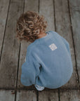 GOTS Knit Cardigan - Dusty Blue - SALE