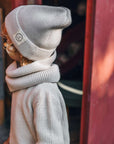 GOTS Organic Knit Beanie - Sand