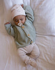 GOTS Organic Knit Cardigan - Seagrass - SALE