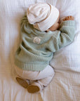 GOTS Organic Knit Cardigan - Seagrass - SALE