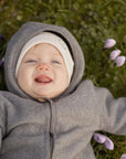 Organic Fleece Overall - Dark Grey Melange - SALE