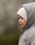 Organic Fleece Jacket - Dark Grey Melange