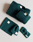 GOTS Organic Oversize Knit Pulli - Forest Green