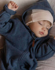 Organic Fleece Jacket - Blue Melange - SALE