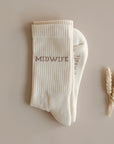 Organic Socks - MIDWIFE - Sand