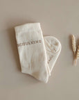 Organic Socks - SCHOOL CHILD - Sand