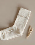 Organic Socks - SCHOOL CHILD - Sand