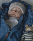 Organic Fleece Overall - Blue Melange - SALE
