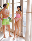 Sustainable DAD Swimshort - Bright Green