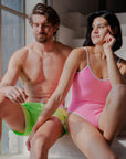 Sustainable DAD Swimshort - Bright Green