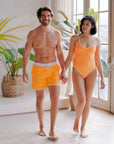 Sustainable MUM Bathing Suit - Bright Orange