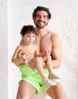 Sustainable DAD Swimshort - Bright Green