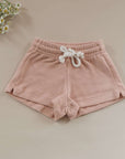 GOTS Organic Terry Shorts - Dusty Rose
