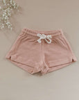 GOTS Organic Terry Shorts - Dusty Rose