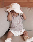 Organic Oversize Shirt - Caramel Hola Sun - SALE