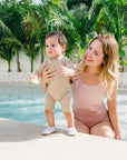 UV Romper - Caramel (UV STANDARD 801)