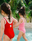 Sustainable Bathing Suit - Red