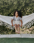 Organic Shorty Tights - Cream Blend