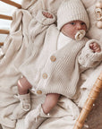 GOTS Organic Knit Cardigan - Sand - SALE