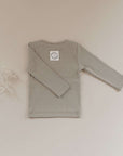 Organic Slim Longsleeve - Khaki - SALE