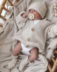 GOTS Organic Knit Cardigan - Sand - SALE