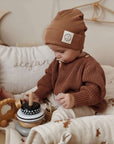 Organic Oversize Knit Pulli - Walnut - S A L E