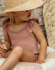 Sustainable Bathing Suit - Dusty Rose