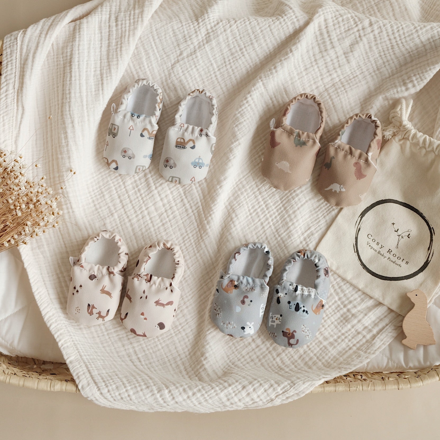 Vegane Baby und Kinderschuhe aus recycelten Materialien